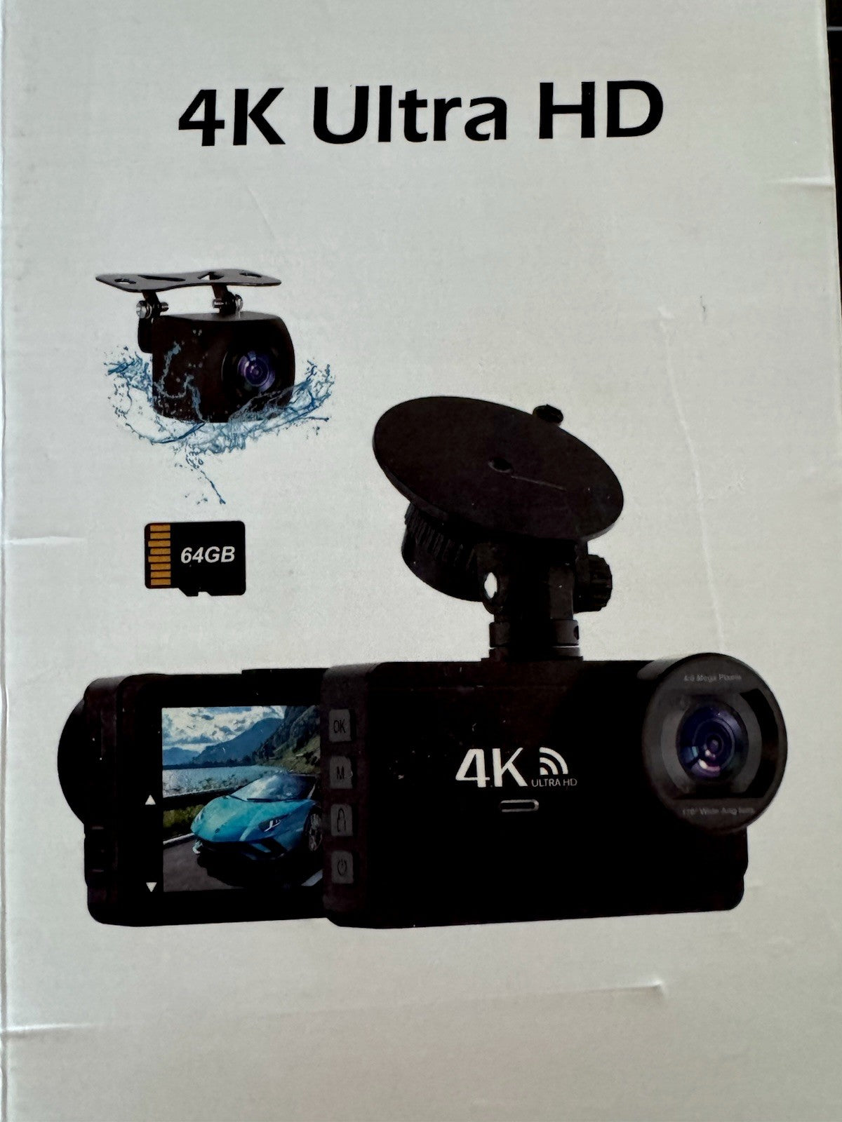 Dashcam 4K Ultra HD für Auto B-Ware
