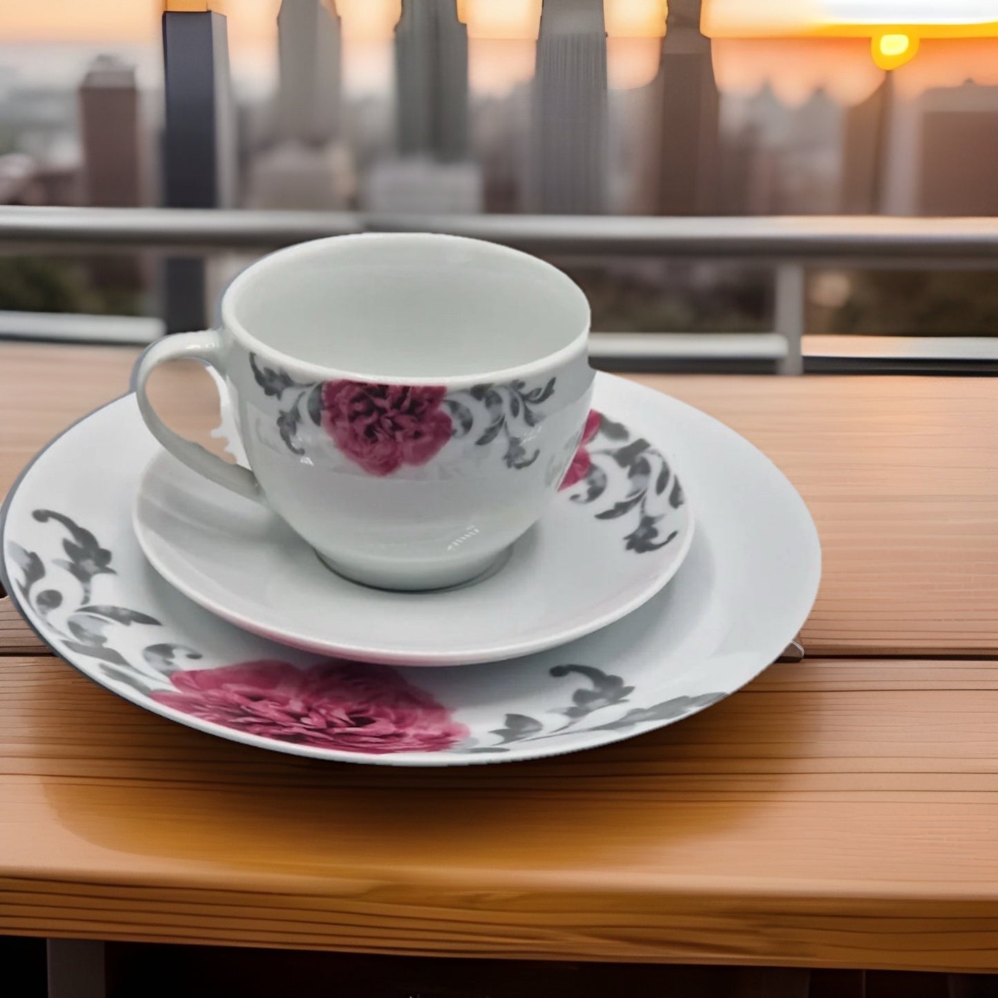 Como Kaffeeservice 18-Teilig Porzellan