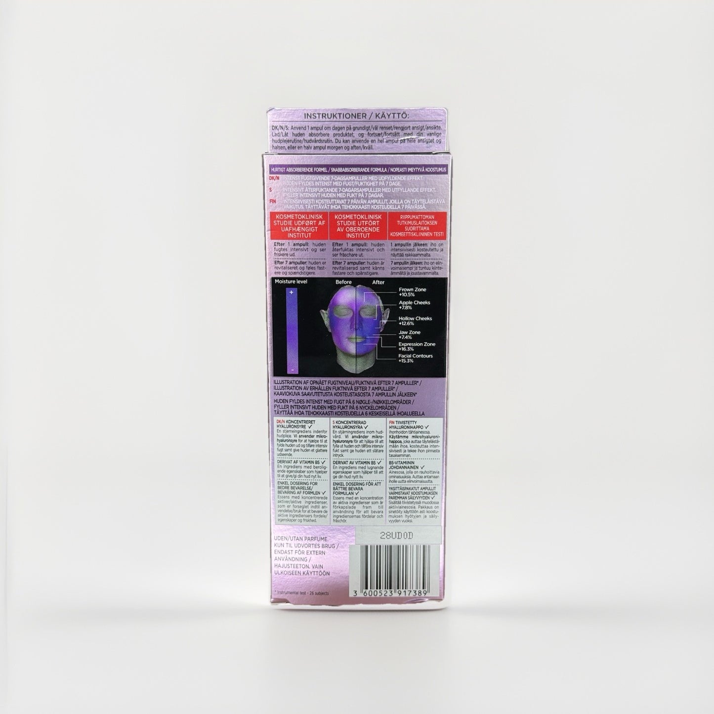 Loreal Skincare Revitalift Filler 7 Day Cure Replumping Ampoules 7x1.3ml