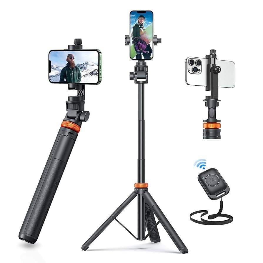 Tripod Phone Stand Selfie Stick And Remote Control