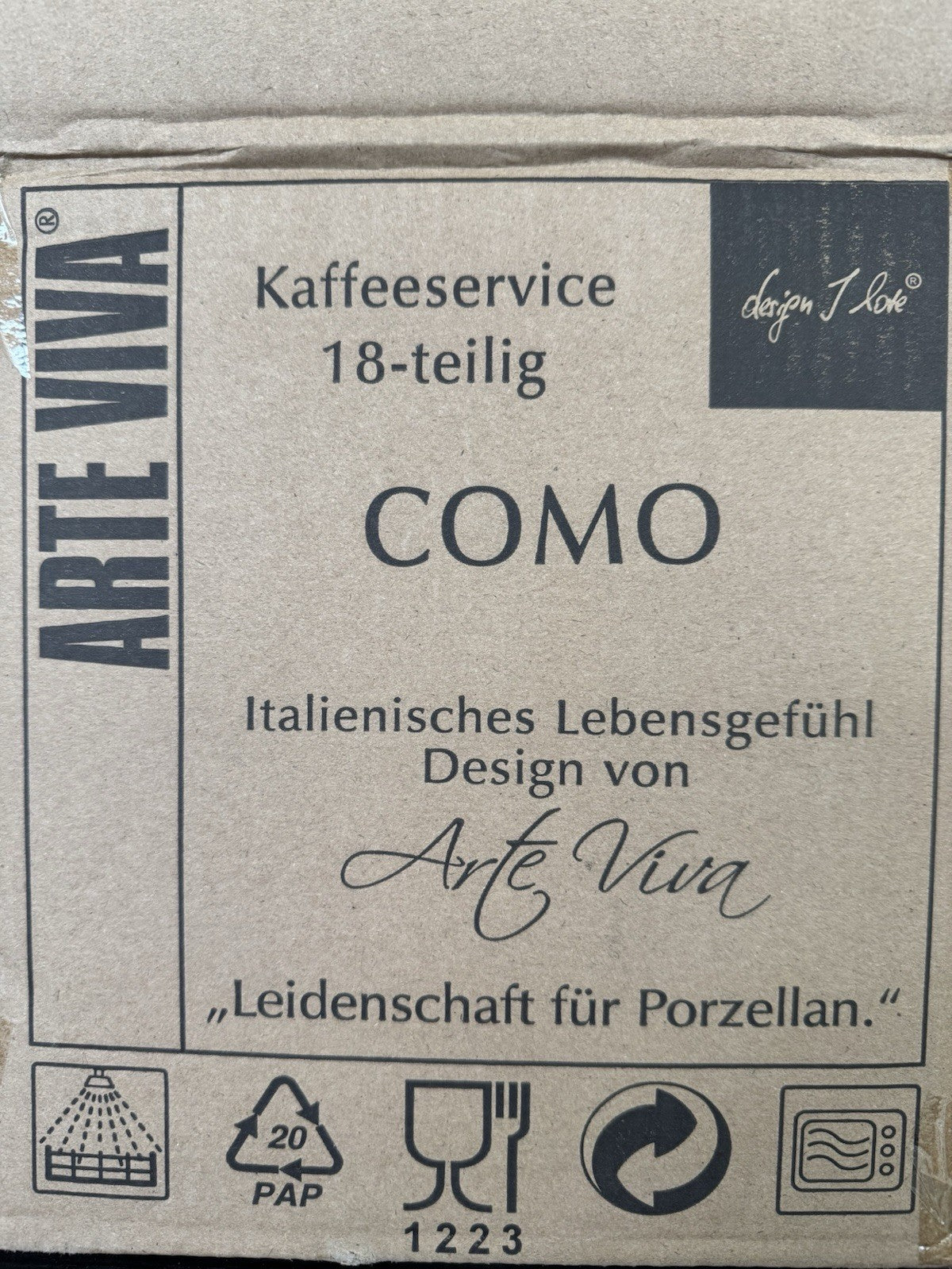 Como Kaffeeservice 18-Teilig Porzellan