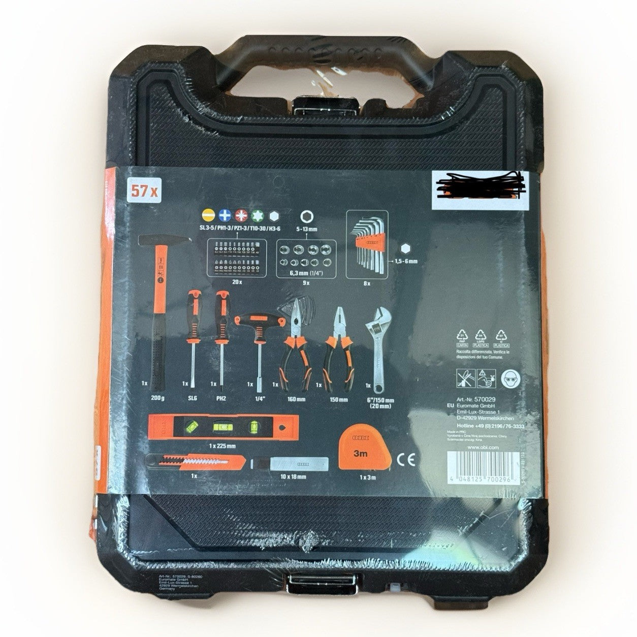 Werkzeugkoffer Basic 57-Teile