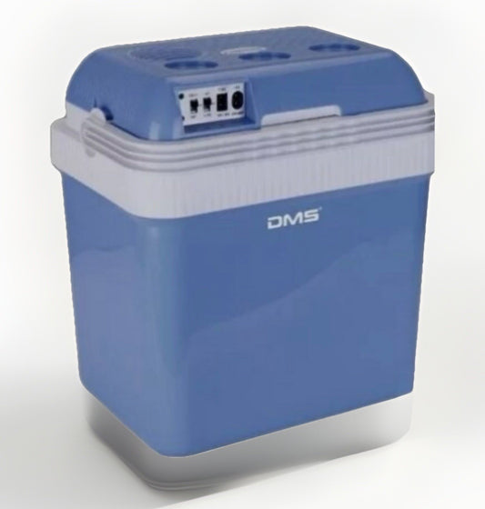 DMS Cool & Hot Box Blau Weiss Kühlbox für Auto und Zuhause Campingkühlbox
