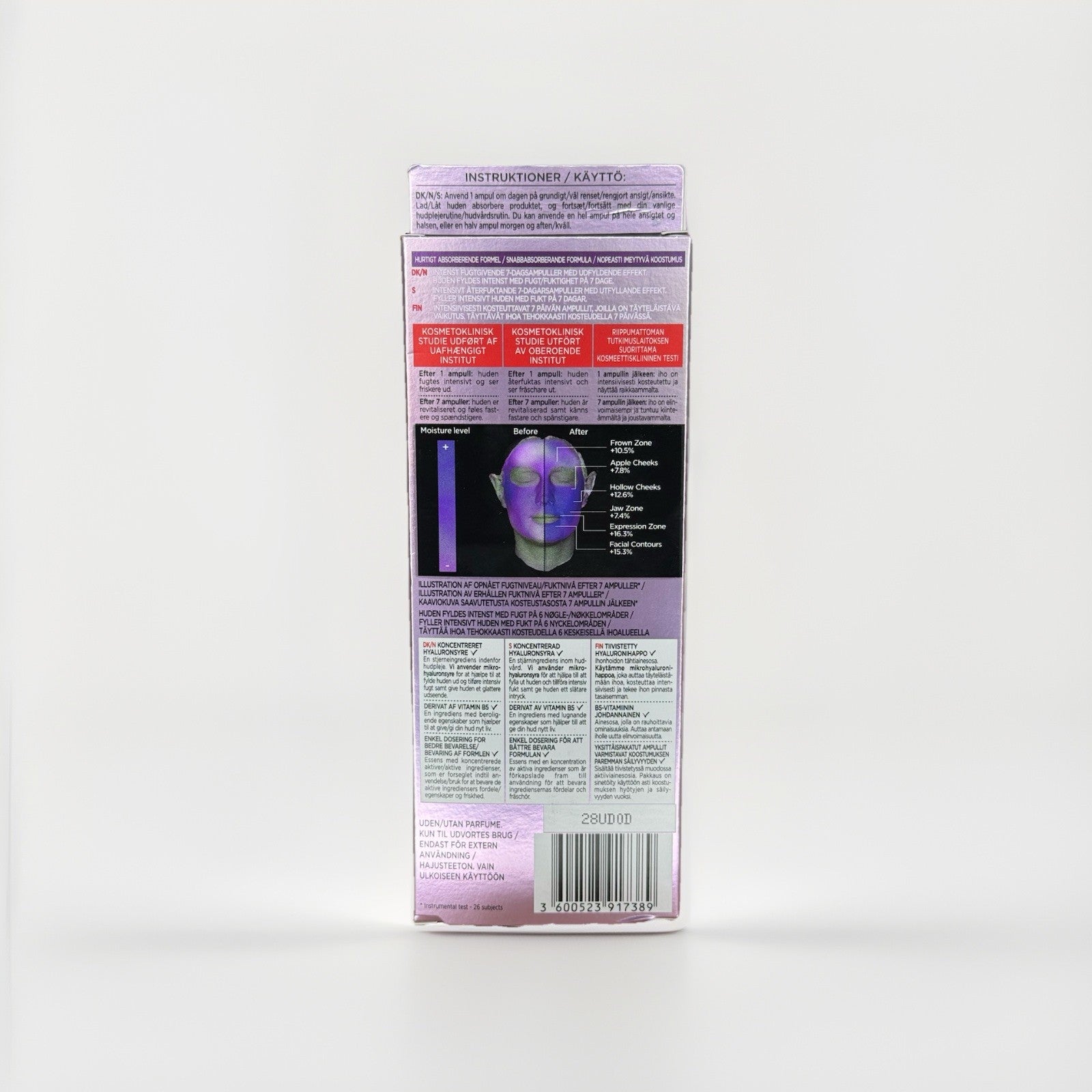 Loreal Skincare Revitalift Filler 7 Day Cure Replumping Ampoules 7x1.3ml