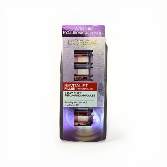 Loreal Skincare Revitalift Filler 7 Day Cure Replumping Ampoules 7x1.3ml