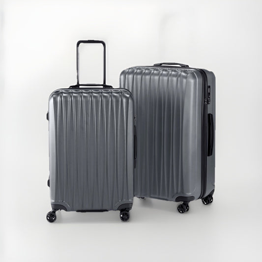 Hartschalen Koffer-Set, mittel und groß Grau