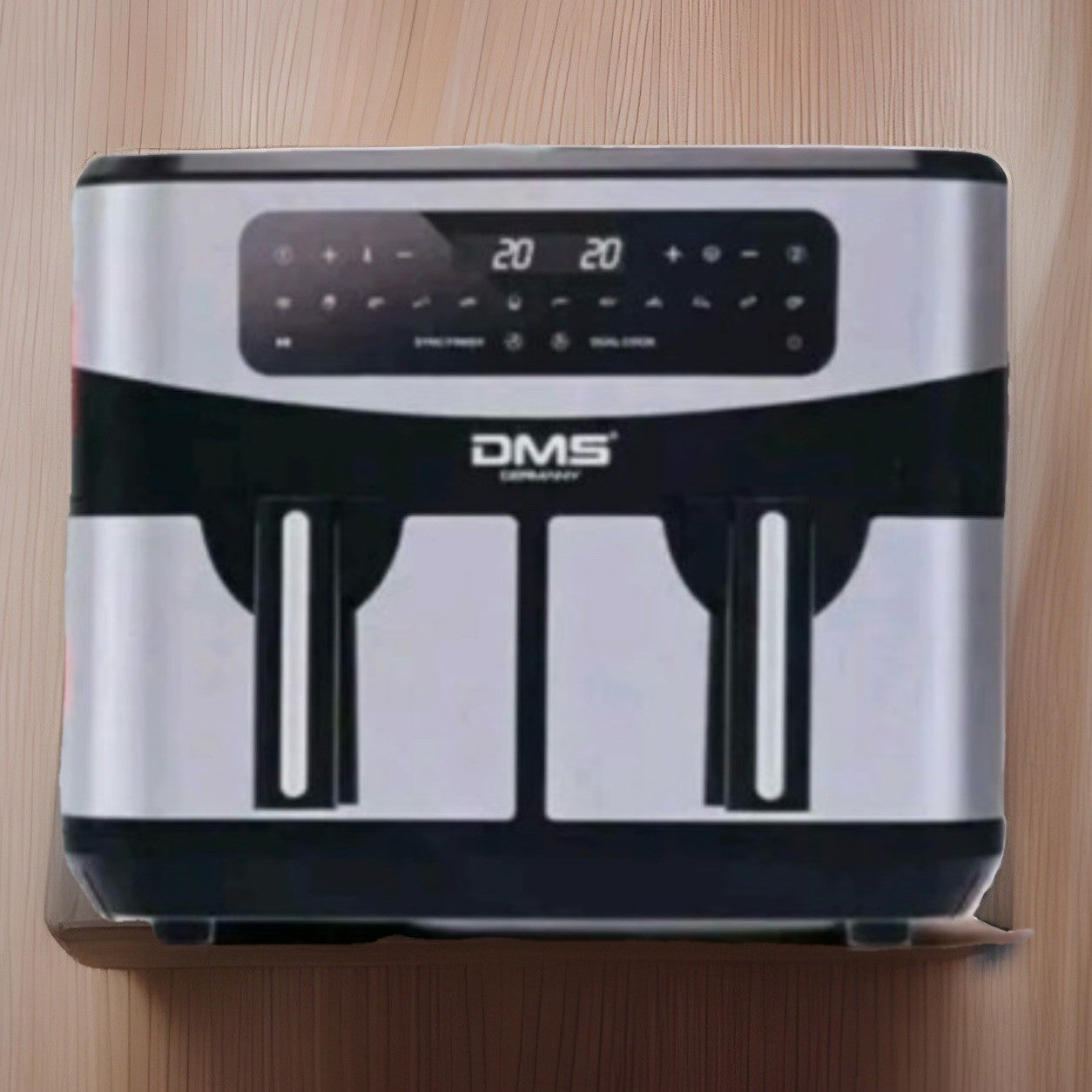 DMS 11L Doppel-Heißluftfritteuse Fritteuse Doppelkammer Digital HF-11S